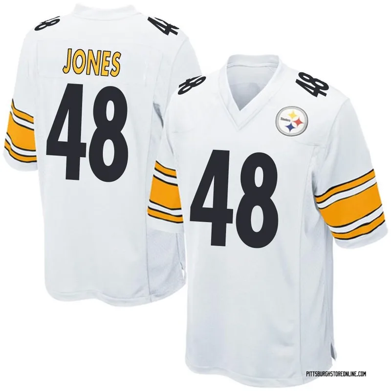 Pittsburgh Steelers #48 Jamir Jones Game Used Color Rush Jersey vs  Cincinnati Bengals 11.20.22