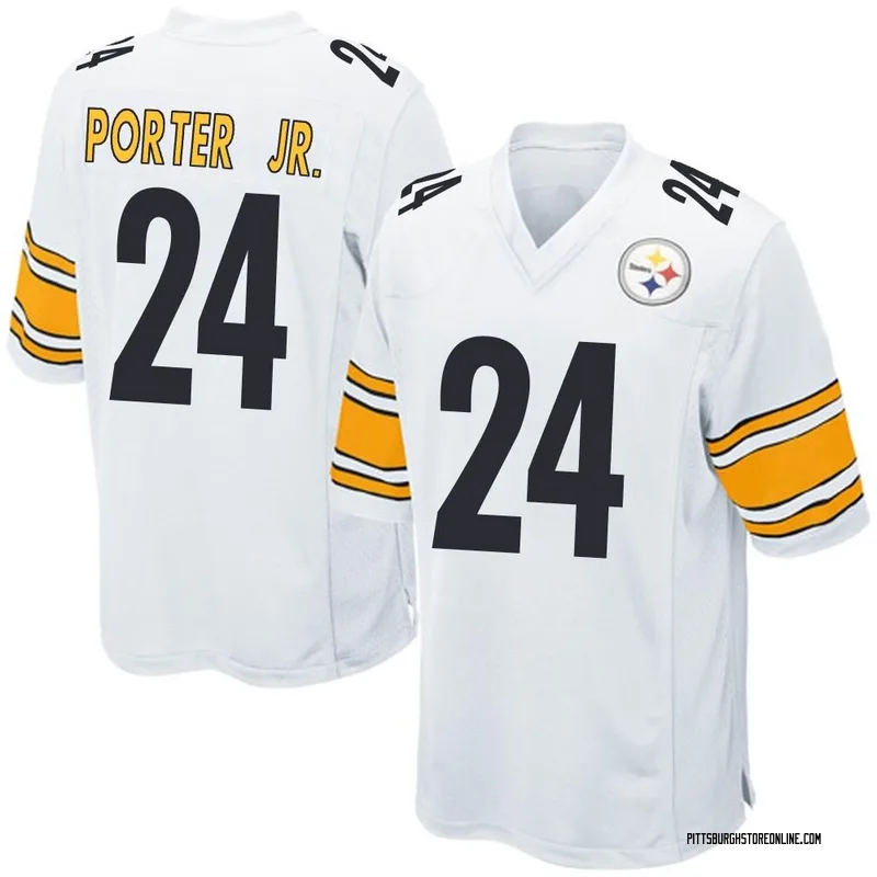 White Men's Joey Porter Jr. Pittsburgh Steelers Game Jersey