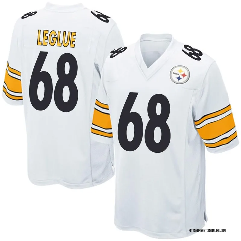 White Men's John Leglue Pittsburgh Steelers Game Jersey