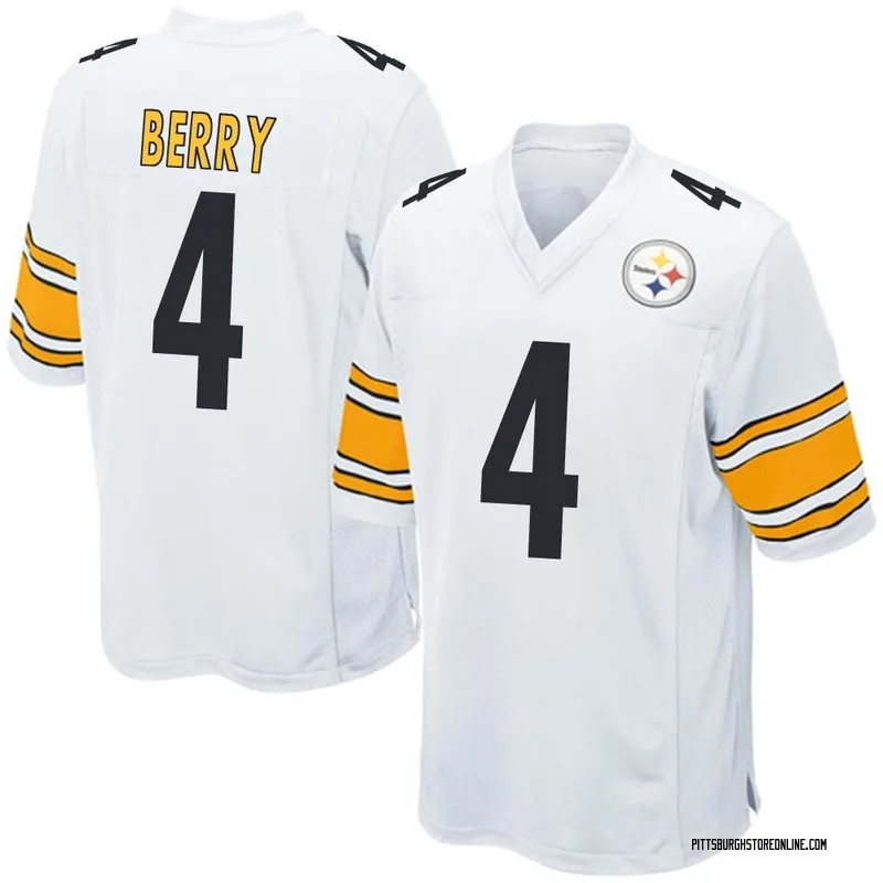 White Men's Jordan Berry Pittsburgh Steelers Game Jersey