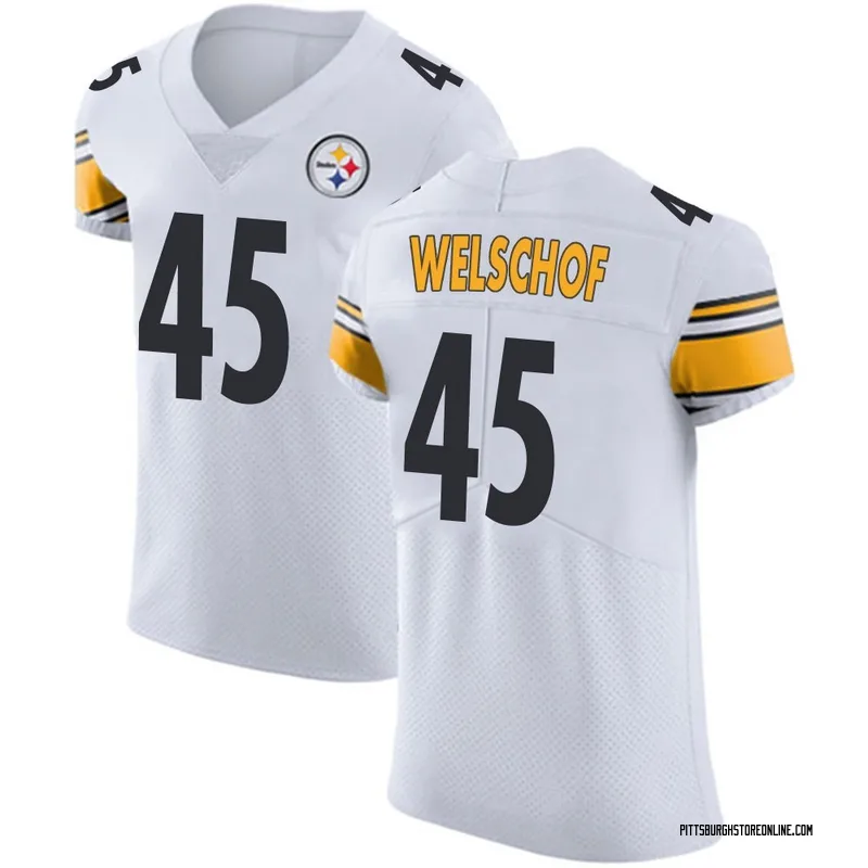 White Men's Julius Welschof Pittsburgh Steelers Elite Vapor Untouchable Jersey