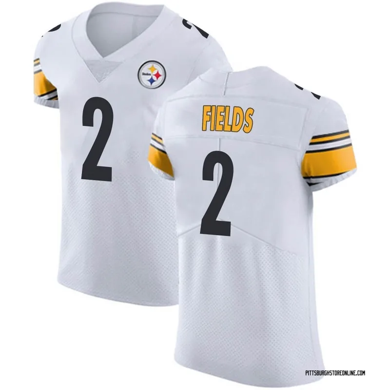 White Men's Justin Fields Pittsburgh Steelers Elite Vapor Untouchable Jersey