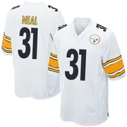 White Men's Keanu Neal Pittsburgh Steelers Game Jersey