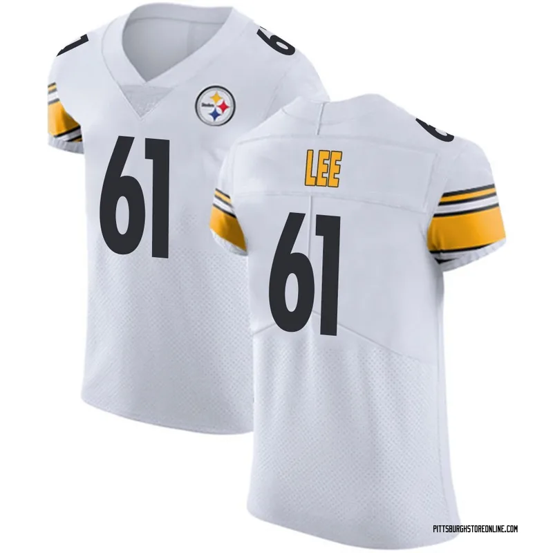 White Men's Logan Lee Pittsburgh Steelers Elite Vapor Untouchable Jersey