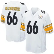 White Men's Mason McCormick Pittsburgh Steelers Game Jersey