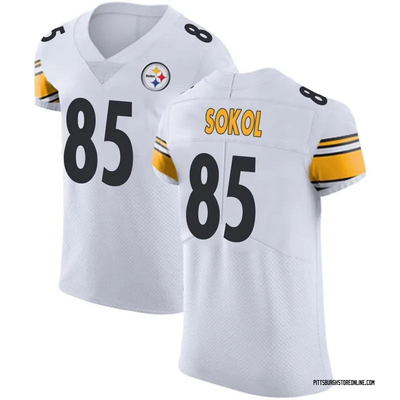 White Men's Matt Sokol Pittsburgh Steelers Elite Vapor Untouchable Jersey