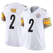 White Men's Mike Vick Pittsburgh Steelers Limited Vapor F.U.S.E. Jersey