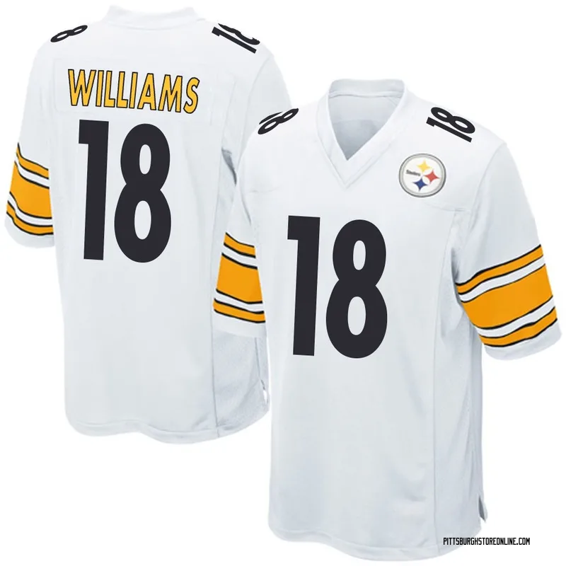 White Men's Mike Williams Pittsburgh Steelers Game Jersey