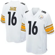 White Men's Myles Jack Pittsburgh Steelers Game Jersey