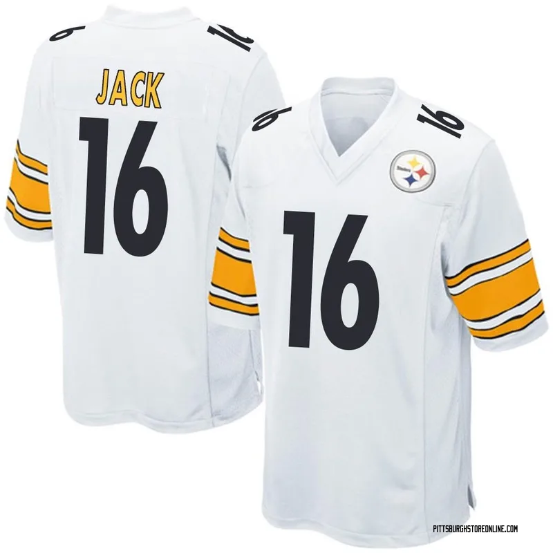 White Men's Myles Jack Pittsburgh Steelers Game Jersey