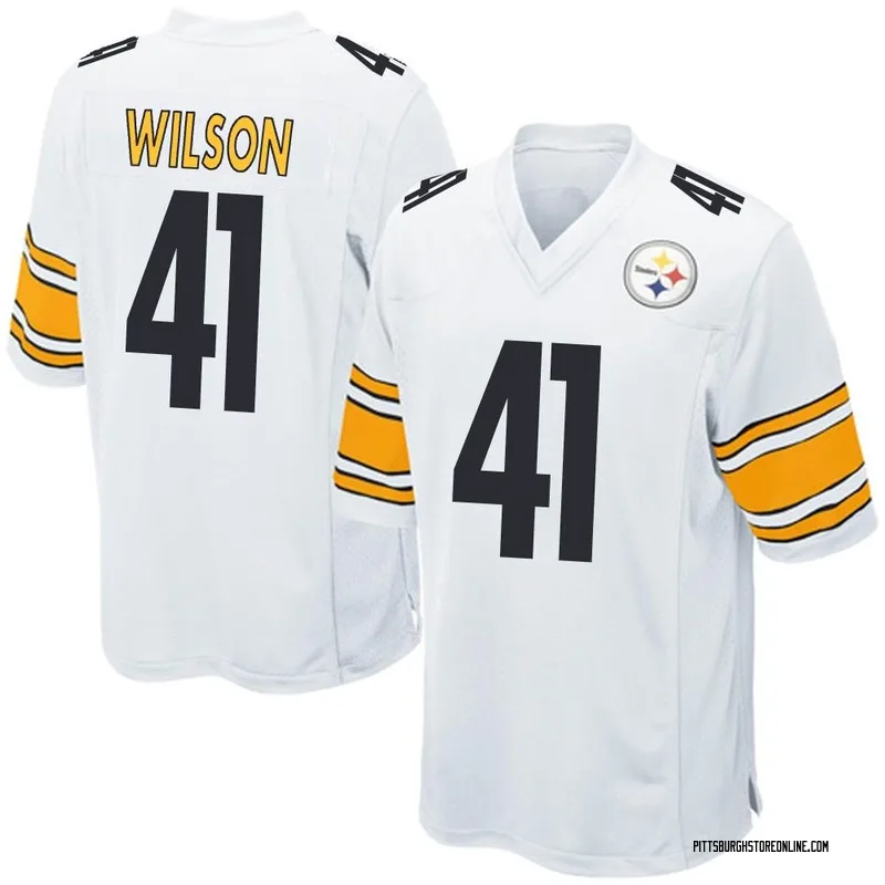 White Men's Payton Wilson Pittsburgh Steelers Game Jersey