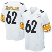 White Men's Ryan McCollum Pittsburgh Steelers Game Jersey