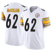 White Men's Ryan McCollum Pittsburgh Steelers Limited Vapor F.U.S.E. Jersey