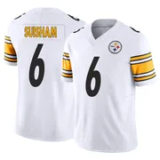 White Men's Shaun Suisham Pittsburgh Steelers Limited Vapor F.U.S.E. Jersey