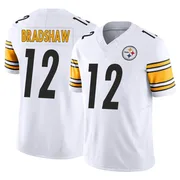 White Men's Terry Bradshaw Pittsburgh Steelers Limited Vapor F.U.S.E. Jersey