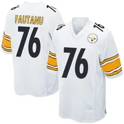 White Men's Troy Fautanu Pittsburgh Steelers Game Jersey