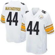 White Men's Tyler Matakevich Pittsburgh Steelers Game Jersey