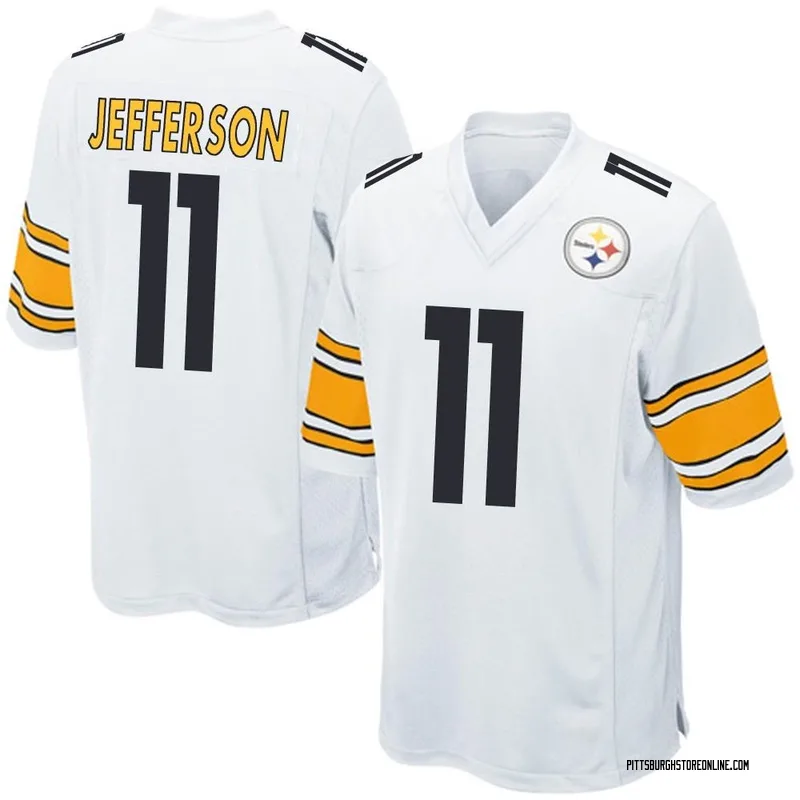 White Men's Van Jefferson Pittsburgh Steelers Game Jersey