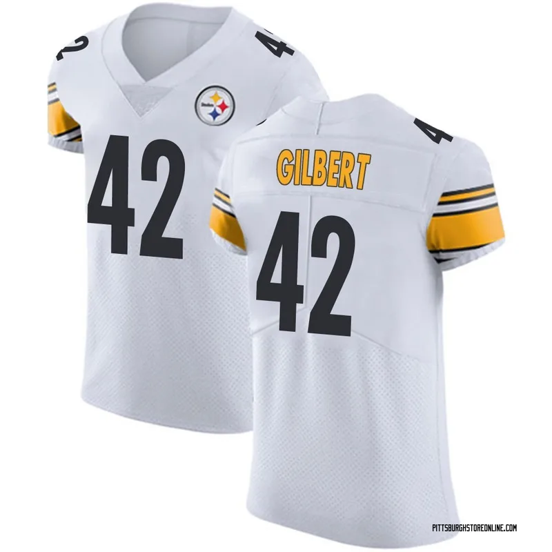 White Men's Zyon Gilbert Pittsburgh Steelers Elite Vapor Untouchable Jersey