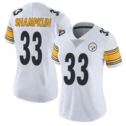 White Women's Aaron Shampklin Pittsburgh Steelers Limited Vapor Untouchable Jersey