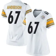 White Women's Calvin Anderson Pittsburgh Steelers Game Jersey