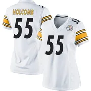 White Women's Cole Holcomb Pittsburgh Steelers Game Jersey