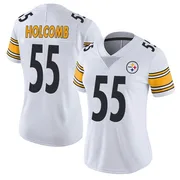 White Women's Cole Holcomb Pittsburgh Steelers Limited Vapor Untouchable Jersey