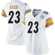 White Women's Damontae Kazee Pittsburgh Steelers Game Jersey