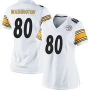 White Women's Darnell Washington Pittsburgh Steelers Game Jersey