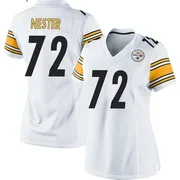 White Women's Doug Nester Pittsburgh Steelers Game Jersey