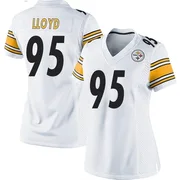 White Women's Greg Lloyd Pittsburgh Steelers Game Jersey