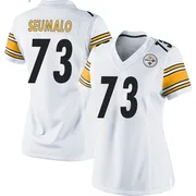 White Women's Isaac Seumalo Pittsburgh Steelers Game Jersey