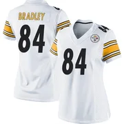 White Women's Ja'Marcus Bradley Pittsburgh Steelers Game Jersey