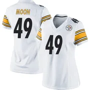 White Women's Jeremiah Moon Pittsburgh Steelers Game Jersey