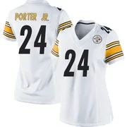 White Women's Joey Porter Jr. Pittsburgh Steelers Game Jersey