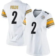 White Women's Justin Fields Pittsburgh Steelers Game Jersey