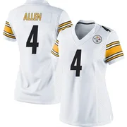 White Women's Kyle Allen Pittsburgh Steelers Game Jersey