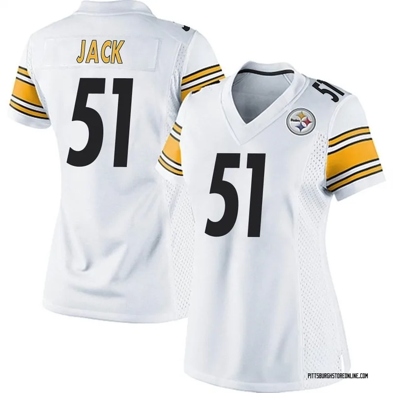 Myles Jack 51 Pittsburgh Steelers White Vapor Limited Jersey - Bluefink