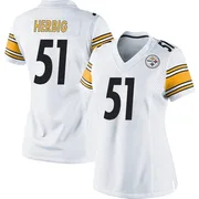 White Women's Nick Herbig Pittsburgh Steelers Game Jersey