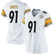 White Women's Preston Smith Pittsburgh Steelers Game Jersey