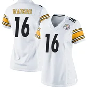 White Women's Quez Watkins Pittsburgh Steelers Game Jersey