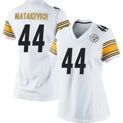 White Women's Tyler Matakevich Pittsburgh Steelers Game Jersey