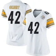 White Women's Zyon Gilbert Pittsburgh Steelers Game Jersey