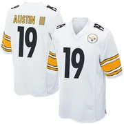 White Youth Calvin Austin III Pittsburgh Steelers Game Jersey