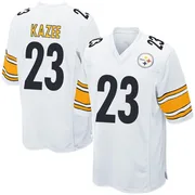 White Youth Damontae Kazee Pittsburgh Steelers Game Jersey