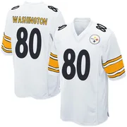 White Youth Darnell Washington Pittsburgh Steelers Game Jersey