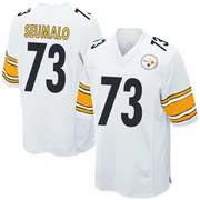 White Youth Isaac Seumalo Pittsburgh Steelers Game Jersey