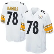 White Youth James Daniels Pittsburgh Steelers Game Jersey