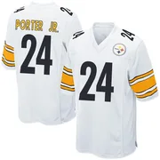 White Youth Joey Porter Jr. Pittsburgh Steelers Game Jersey