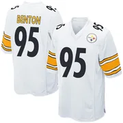 White Youth Keeanu Benton Pittsburgh Steelers Game Jersey